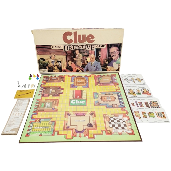 Parker Brothers | Games | 986 Parker Brothers Clue Classic Detective ...